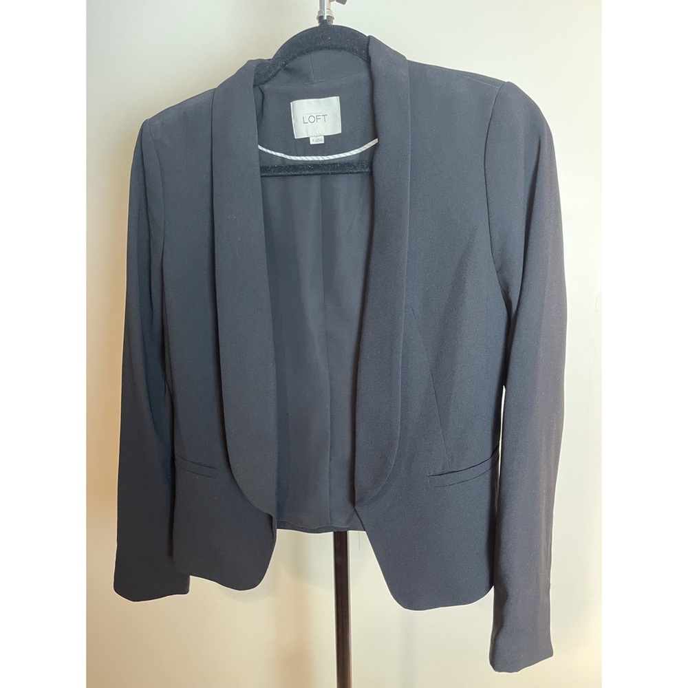 Ann Taylor Loft Black Blazer 0